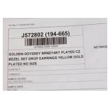 Set of Two Earrings – Golden Odyssey BRNZ/14KY Plated