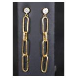 Set of Two Earrings – Golden Odyssey BRNZ/14KY Plated