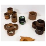Variety of Wooden Napkin Rings