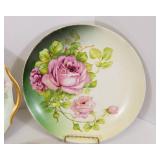 Set of 7 Vintage Floral Decorative Plates