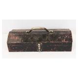 Vintage Metal Lunch Box & Tool Box Set