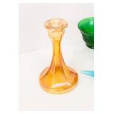 Variety of Colored Glassware