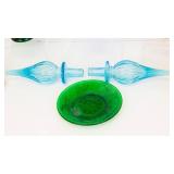 Variety of Colored Glassware