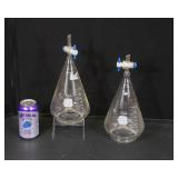 Set of 2 – 1000ml Pyrex No. 5320 Filtering Flasks