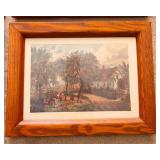 Four Currier & Ives "American Homestead" Prints - Four Seasons Collection