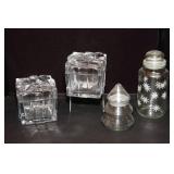 Set of 4 Christmas-Themed Decorative Jars