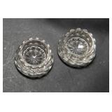 Cut Glass Serving Ware - 11 Pieces