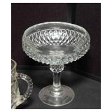 Cut Glass Serving Ware - 11 Pieces