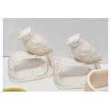 Set of 25 Napkin Rings – Ceramic, Amber Glass, and Shell