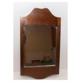 Vintage Wooden Wall Mirror
