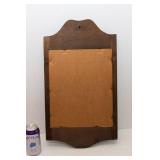 Vintage Wooden Wall Mirror