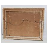 Vintage Framed Art Print – “Give Us This Day Our Daily Bread”