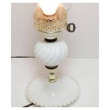 Vintage Style Electric Oil Lamp – 17.5" Tall