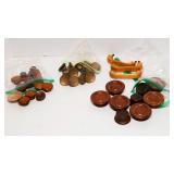 Variety of Wooden Knobs – Assorted Styles and Sizes