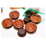 Variety of Wooden Knobs – Assorted Styles and Sizes