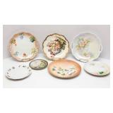 Variety of Floral Plates