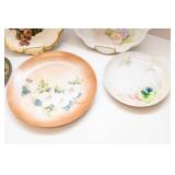 Variety of Floral Plates