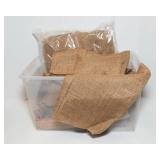 Tote Full of Burlap Fabric
