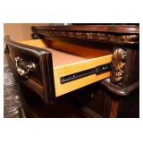 Faux Wood Ornate Dresser – 5 Drawers