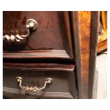 Faux Wood Ornate Dresser – 5 Drawers