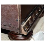 Faux Wood Ornate Dresser – 5 Drawers