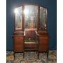 Antique Vanity with Trifold Mirror – 47"W x 17"D x 68"T