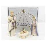 FENTON The Nativity "The Holy Family" First Edition Signature Pieces with Original Box.
