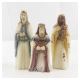 FENTON The Nativity "The Wise Men" First Edition Signature Pieces with Original Box.