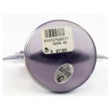 FENTON 5" Violet Carnival Glass Dealer Display Logo. "Authentic Fenton Handmade".