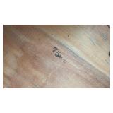 Vintage Wooden Chair with Floral Upholstery