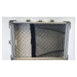 Used Large Aluminum Equipment Protective Case with Combination Locks