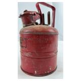 Vintage Justrite Safety Can Made in USA