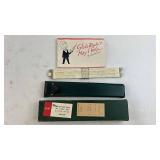 Vintage K&E Slide Rule with Case and Instruction Manual