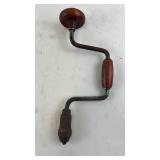 Vintage Stanley No.966 8-Inch Hand Crank Drill