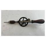 Antique Millers Falls No. 94 Hand Drill with Wooden Handle