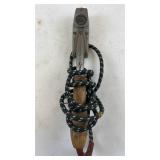 Set of 2 Vintage Electric Soldering Irons with Wooden Handles