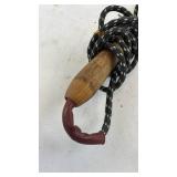 Set of 2 Vintage Electric Soldering Irons with Wooden Handles