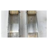 Pair of Vintage Appliance Roller Load Bearing Tracks