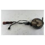 Vintage National Electrical Mfg. Co. Charcoal Type Lighter Model 2A