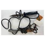 Vintage General Electric Calrod Soldering Iron and Wells Automatic Tacking Iron