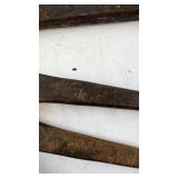 Collection of Vintage Hand Tools including Garden Scissors and Wrenches