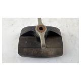 Collection of Vintage Hand Tools Including Wood Plane, Horseshoes, & Vintage Twilit Cast Iron Single Hole Paper Drill (Yellow level NOT Included!)