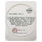 The Ship Builder by Norman Rockwell Limited Edition Plate