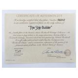 The Ship Builder by Norman Rockwell Limited Edition Plate