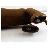 Antique Trippel Trappel Dachshund on Wheels Felt Toy