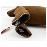 Antique Trippel Trappel Dachshund on Wheels Felt Toy