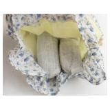 Vintage 17.5" Bisque Porcelain Doll with Baby Doll Set with Original Box