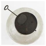 Antique Glass Dispenser Jar with Dispensing Lid