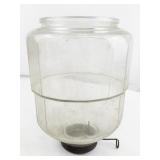 Antique Glass Dispenser Jar with Dispensing Lid