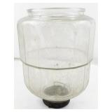 Antique Glass Dispenser Jar with Dispensing Lid